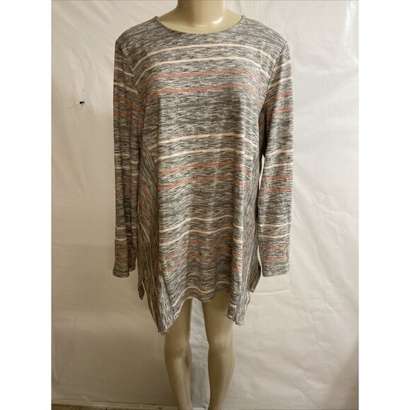 Pure‎ Jill Women's Pullover Sweater Multicolor Long Sleeve Cotton Blend M/Pettit - Picture 1 of 8
